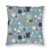 halloween witch crow square pillowcase decoration gothic mystery magic  cushion sofa car   kama casal
