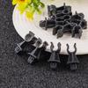 10pcs Universal Car Parts Holder Prod Rod Clamp Hood Bonnet Support Clip 65722EB300 Black Retainer