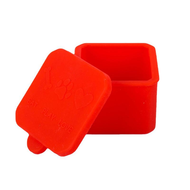 Силиконовый ланч-бокс разделитель для соуса чашка с крышкой квадратная маленькая коробка для хранения приправ антипригарный контейнер крышка для еды Bento 568₽