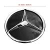 Autocollant de voiture pour Mercedes Benz L'étoile du logo de la calandre avant badge fond de rétroviseur logo 3D ABS pour Mercedes-Benz pour Mercedes-Benz W17