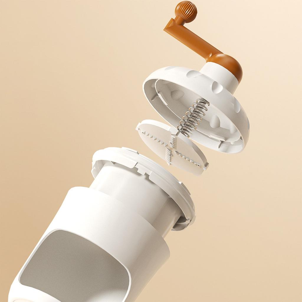 Manual Ice Shaver, Portable Snow Machine With Ice Compartment, Small Manual Crank Smoothie Maker, Snow  Ice Crusher For Outdoor Picnics