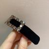 Fermacapelli con Strass Caldi dalla Corea Fermagli a Scatto Neri Retrò per Donna Fermaglio Elegante Laterale Barrettine di Cristallo di Lusso per Ragazze Accessori per Capelli