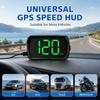 Car GPS HUD Speedometer USB Powered Digital Speed Display Large Number KMH MPH Driving Monitor Auto Accessories