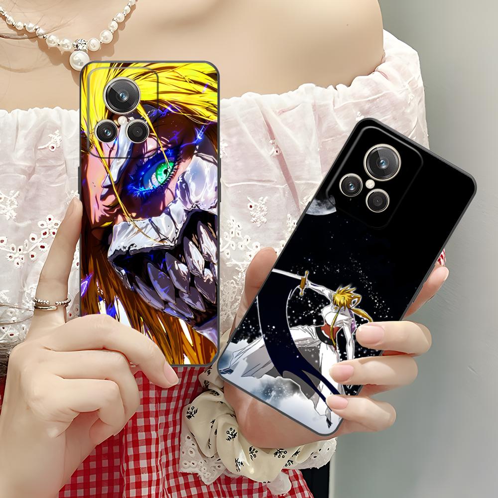 Bleach Tier Harribel Cell Phone Case for Realme 15 14 13 12 11 10 9 Pro Plus T i Lite 5G Colorful Printing Cover Luxury Cover