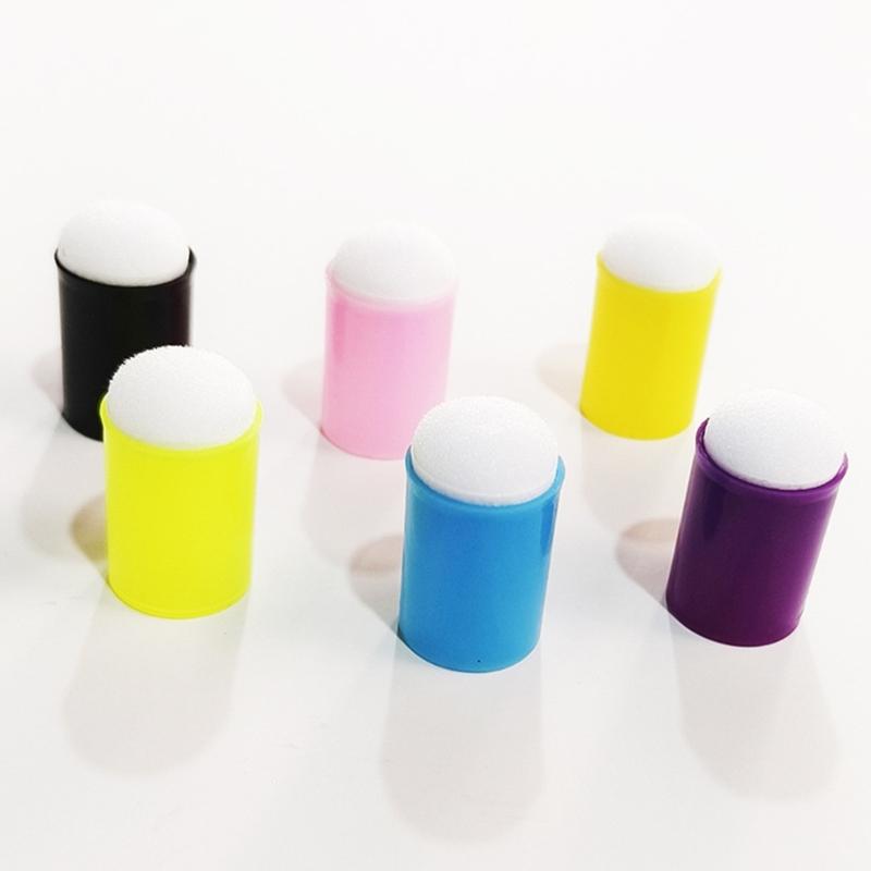 10PCS Washable Children Finger Painting Sponge Toddler Art Painting Tool for Kid Early Learning and Art Craft Project