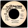 7inch Record PHILLIP FRASER  Wish It Was Me NONE Bun Gem Records 1988 Jamaica Reggae Ska  Dub Used