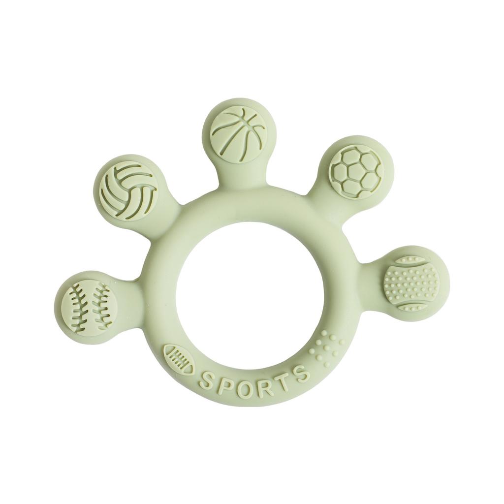 New Baby Silicone Teether Dental Toys BPA Free Silicone Finger Teething Ring Bracelet for Newborn Goods Baby Teething Toys Gift