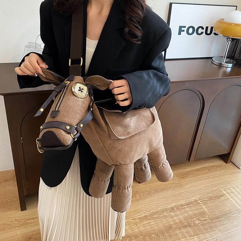 Borsa Casual da Donna - Elegante, Retrò, Grande Capacità, Monospalla a Tracolla