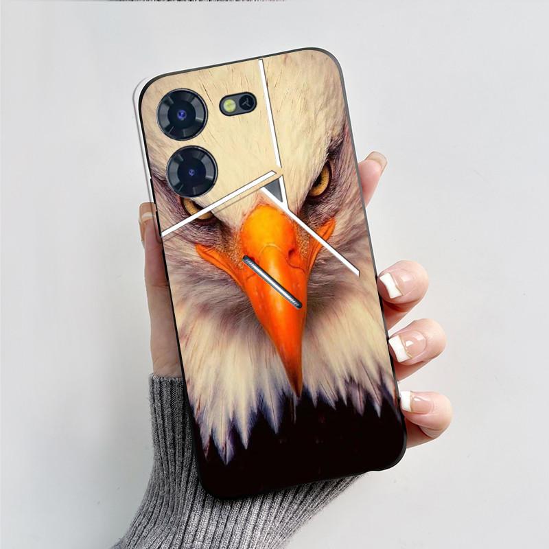 For Tecno Pova 5 Pro Case Cover Shockproof Black Wukong Phone Cases For Tecno Pova 5 Silicone Back Cover Pova5 Pro Bumper Fundas