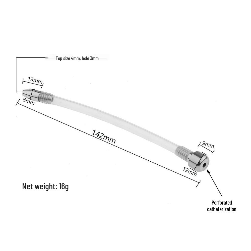 Men's Stainless Steel Chastity Lock, Catheter Alternative, Adult Erotic Accessories, Metal Silicone Birdcage.