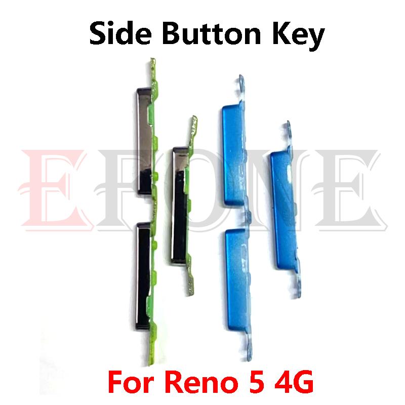 Für OPPO Reno5 Reno 5 Lite 5 Pro Plus 5F 5Z Pro Plus 4G 5G Ein/Aus-Knopf Lauter Leiser Seitentaste Taste