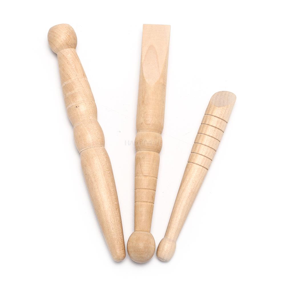 Wooden Foot Massage Stick Muscle Pain Relief Relaxation Tool Reflexology Original 1/3 Pcs Wooden Foot Massage