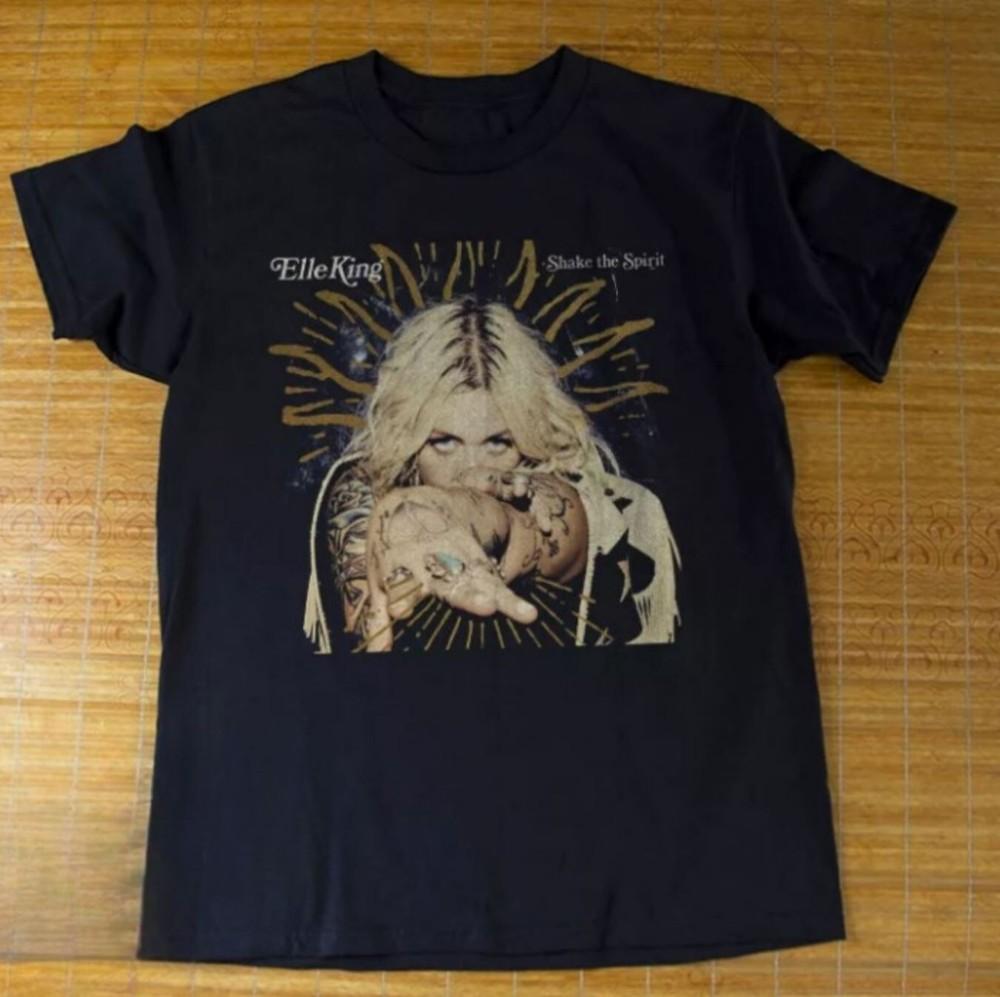 ELLE KING SHIRT Shake The Spirit Black Unisex T-shirt S-5XL Unisex T-Shirt XL
