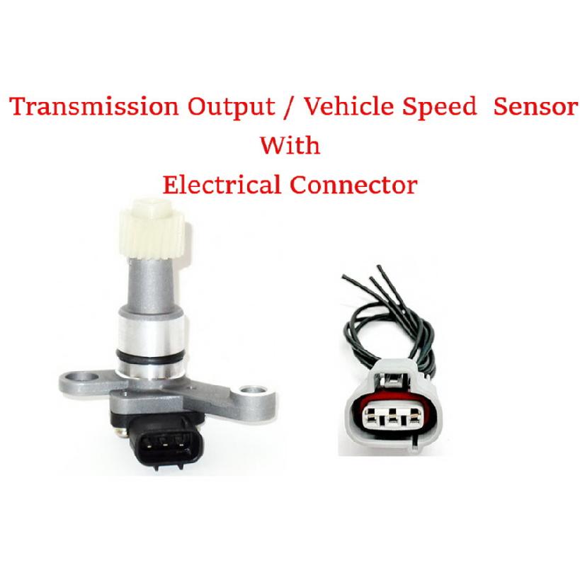 Trans Output Vehicle Speed Sensor W/Connector Fits: Lexus Toyota Auto Trans
