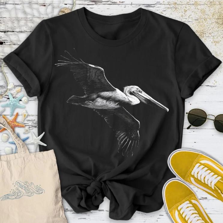 Flying Pelican T shirt
