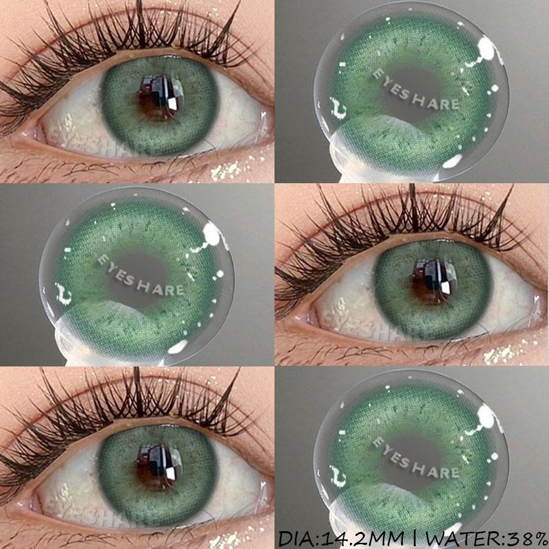 2Pcs Colored Contact Lenses for Eyes Cosplay Red Eye Lens Purple Anime Lenses Halloween Beauty Cosmetic for Eyes Yearly