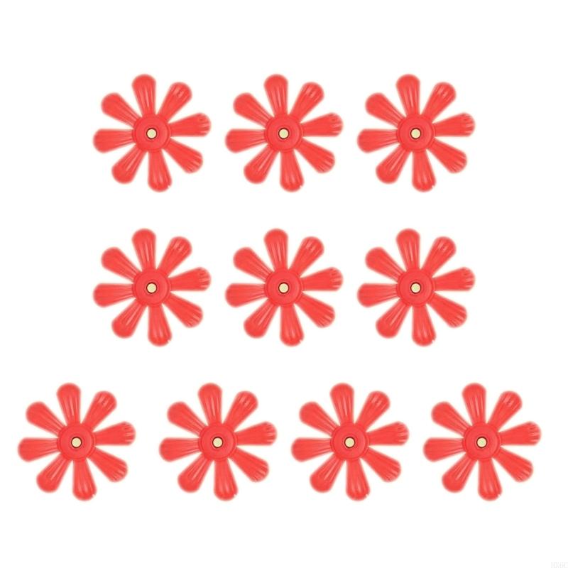 10pcs Hummingbird Feeder Flower Feeder Replacement Part Attachment Weather Resistant For Outdoor Garden Yard WildBird HX6C