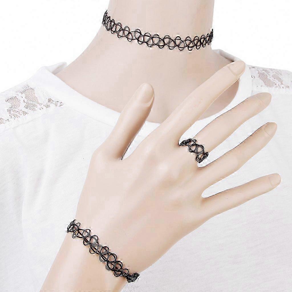 Elastic Stretch Vintage Boho Tattoo Choker