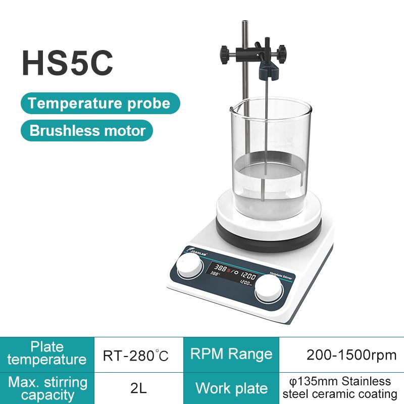 2L/5L/20L Heating Magnetic Stirrer Digital Display Thermostatic Stirrer Laboratory Hot Plate Magnetic Mixer