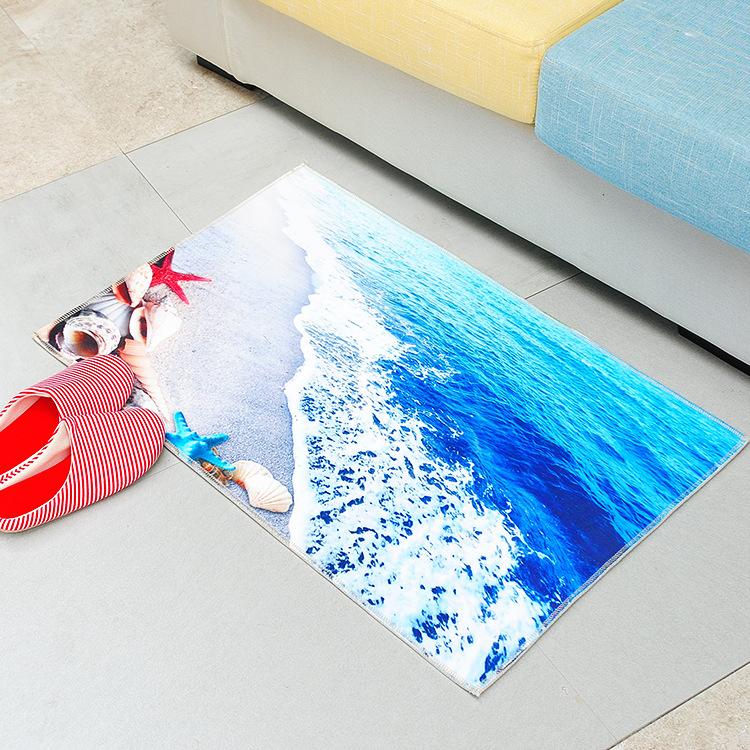 Home Cartoon Door Mat 3D Carpet 3D Print Carpet Home Bathroom Anti Slip Floor Mat Door Mat