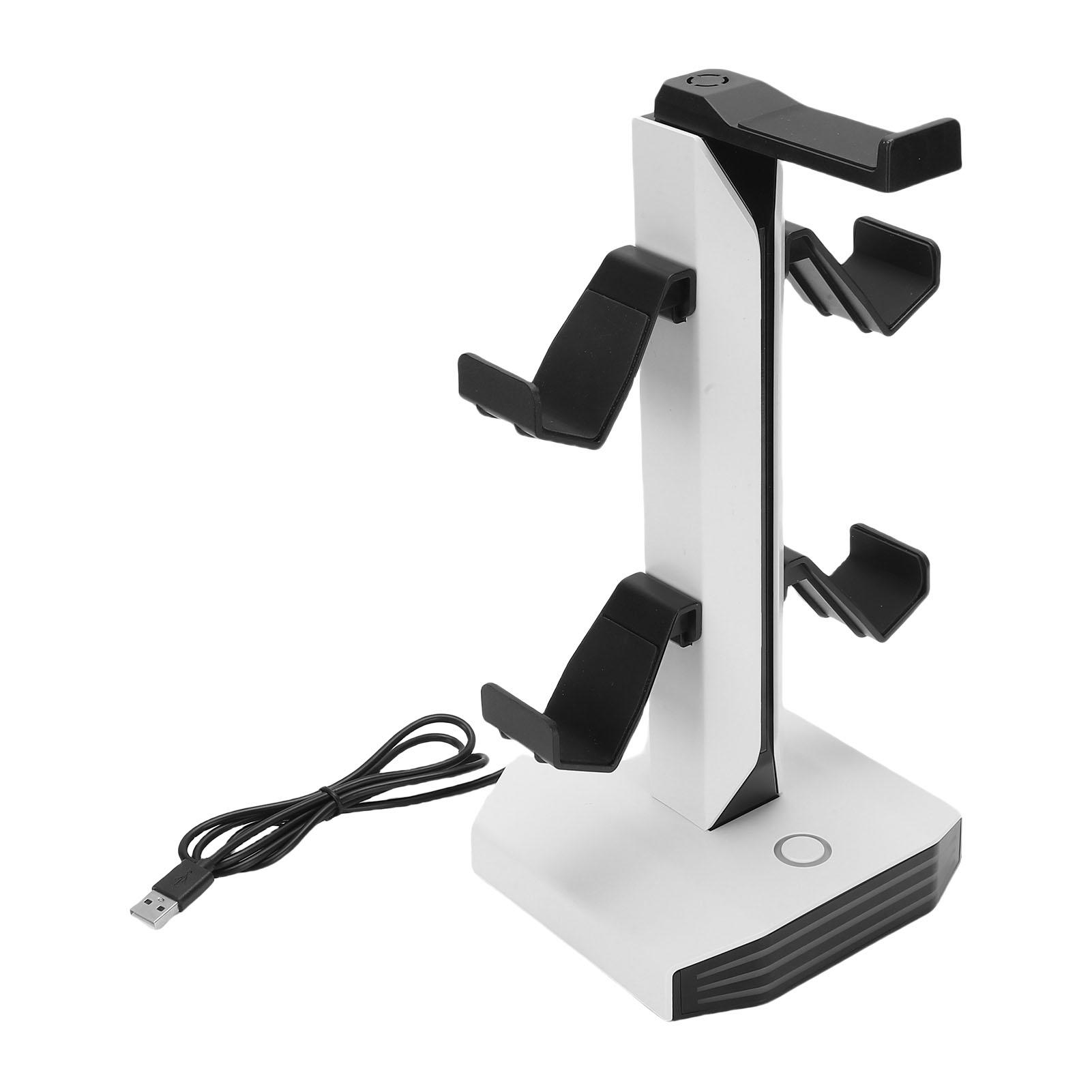 RGB Держатель для игровой гарнитуры, Тип C, 2 порта USB, Настольная подставка для гарнитуры для домашней студии