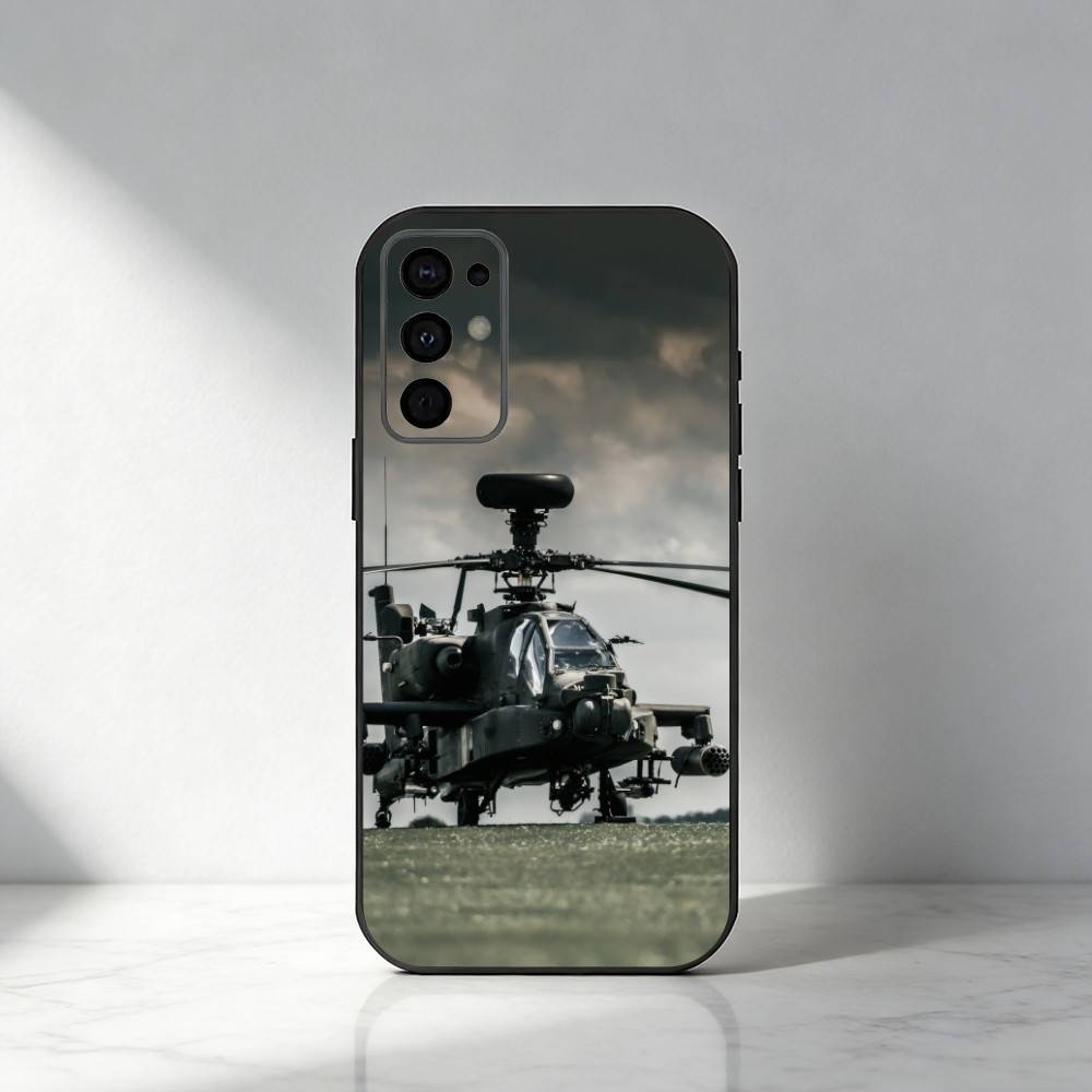 

Чехол для телефона Apache AH-64 Helicopter Gunships Для Samsung S25,S24,S21,S22,S23,S20,Ultra,S26,Plus,Fe,Note,5G Черный Чехол Samsung S21Ultra