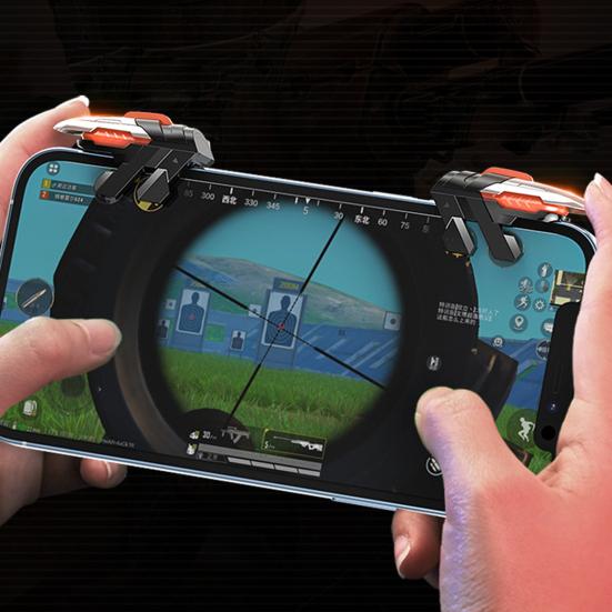 Spouštěče telefonu Čtyřpolohové nastavení Šestiprsté propojení Jednoklikový výbuch Pomocné stisknutí Uchopení Kovová slitina Tlačítka Pevně upevněná Mobilní hra