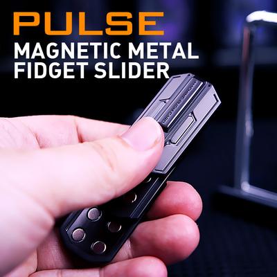 Παιχνίδια Δαχτύλων Fidget Φωτεινό Συρόμενο Μαγνητικό Απτικό EDC Clicker Μεταλλικό Σβούρι Χεριού Εργαλείο ΔΕΠΥ Ανακούφιση Άγχους Στρες Παιχνίδια Ενηλίκων
