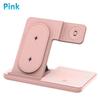 3 in 1 15W LED Foldable Wireless Charger Stand For Samsung S24 S23 Galaxy Watch 2-8 Active 1 2 Buds Pro Fast Charging Station