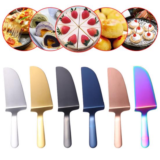 Pizza Shovel Long Lifespan Easy To Grab Stainless Steel Cake Pie Bread Slicer for Dining Room