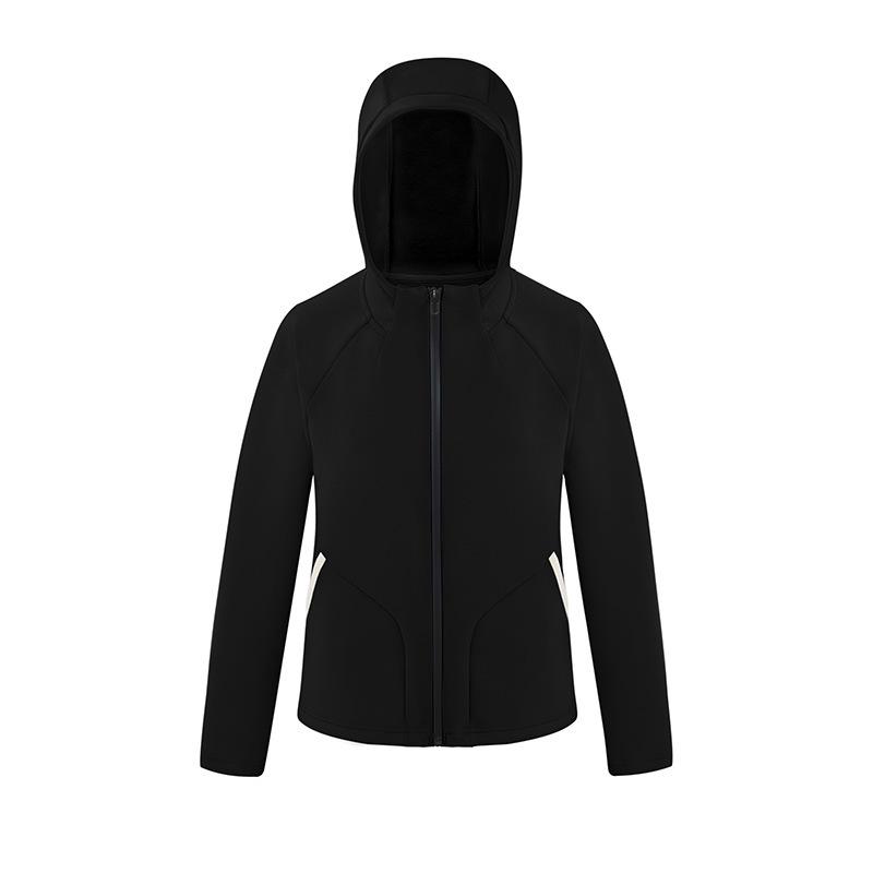 D Brand Versatile Hooded Sportswear Cardigan - Spring/Autumn Casual Simple Zipper Hoodie