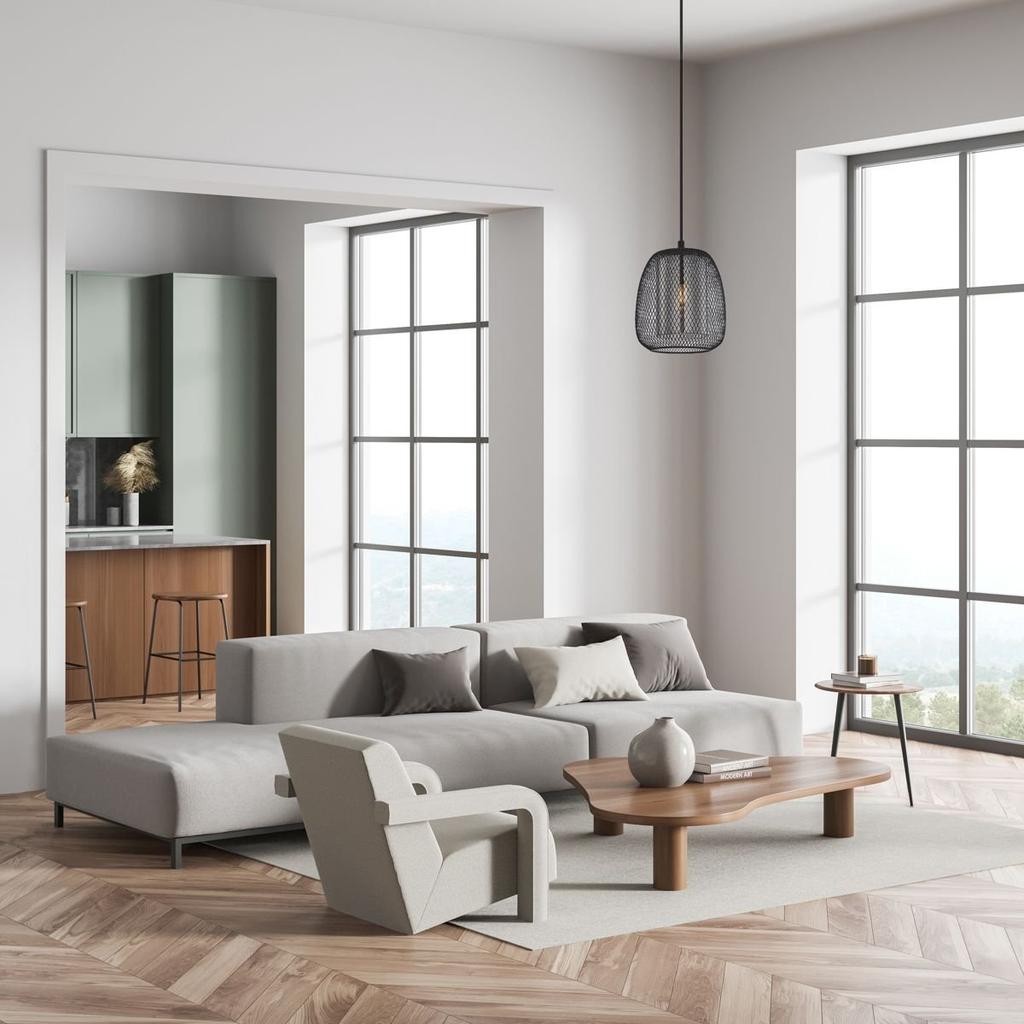 Lampa Wisząca Amiria PND-28612-BK-SG Italux