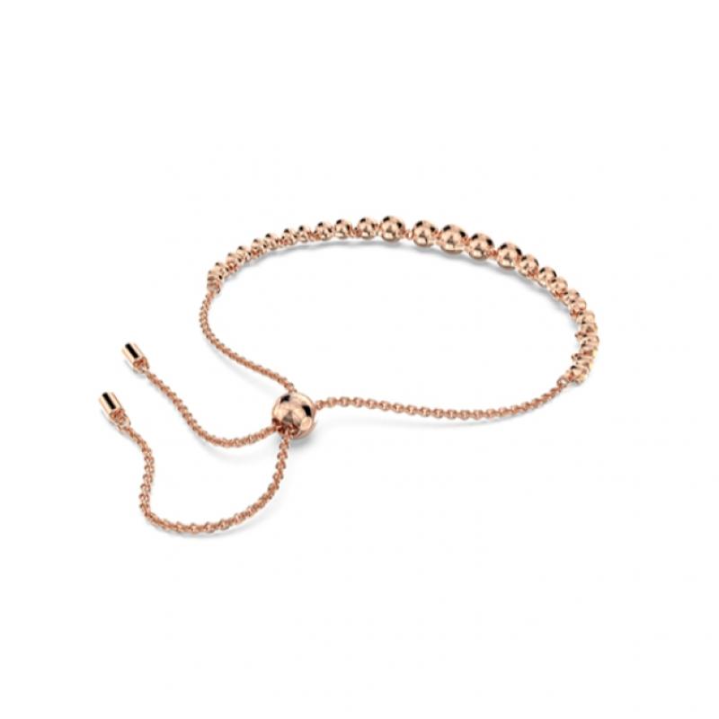 Swarovski [authentic Product Shopping Bag Included] Pink Rose Gold Bracelet 5663