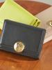 SHIPS for Mitsuori Italian Leather Wallet with Gold Black1 women's Parts, 310100045,