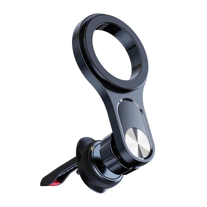 Oatsbsaf Car Air Vent Magnetic Phone Holder 360° Rotatable Ring Holder Mobile Phone Stand GPS Bracket for iPhone Samsung Xiaomi
