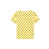 Vans X The Simpsons Collaboration Eyes Checkerboard Crew Neck Short Sleeve T-Shirt Women Tops Yellow VN0A4V43ZZY