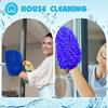 Large Microfiber Car Wash Mitt Waterproof Chenille Gloves Thick Car Cleaning Mitt Wax Detailing Auto Care Double-faced Glove