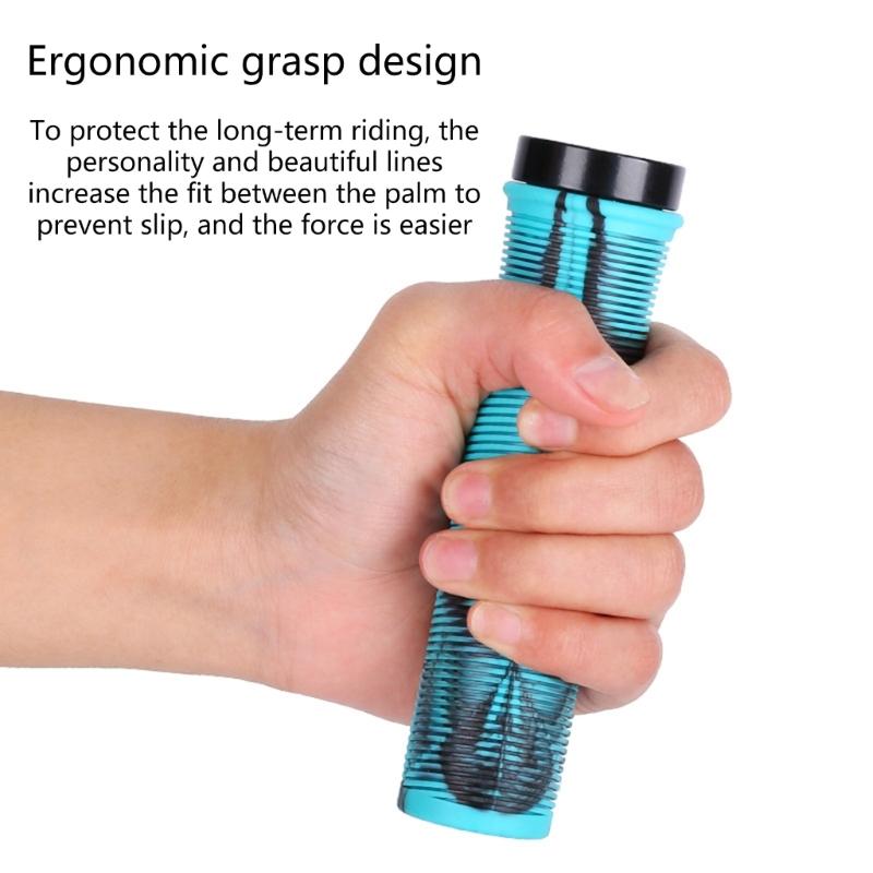 Durable DeathGrip Soft Rubber Bike Death Grip Single Locks Handlebar Grips Comfortable and Secure Fit for Bike Riders