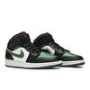 Air Jordan 1 Mid GS Black Pine Green 554725-067