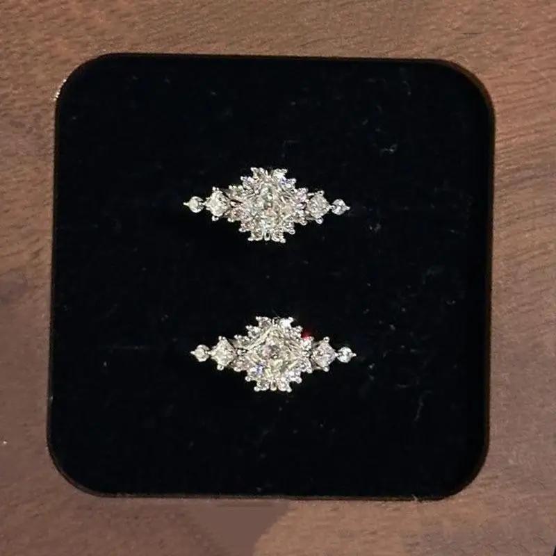 New in Vintage Palace Style silver 925 Rings for women Light Luxury Fashion Party Wedding Romantic engagement ring Jewelry