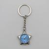 Star Pocket Watch Clock Keychain Zinc Alloy Trinkets Bag Charms Original Design Creative Pendant