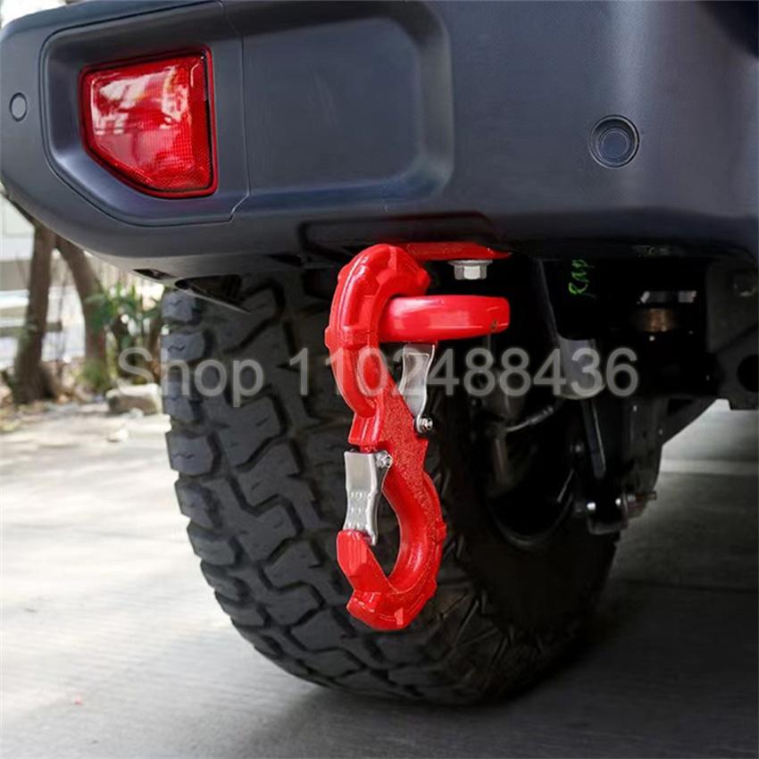 Heavy Duty S-type Towing Hook OFF-road Vehicle Auto Winch Trailer Rope S-hook Car Suv Trailer Accessoriers Quick Rescue Shackle