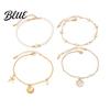 Water-friendly Anklet Beach for Women Starfish Shell Fish Tail Pendant
