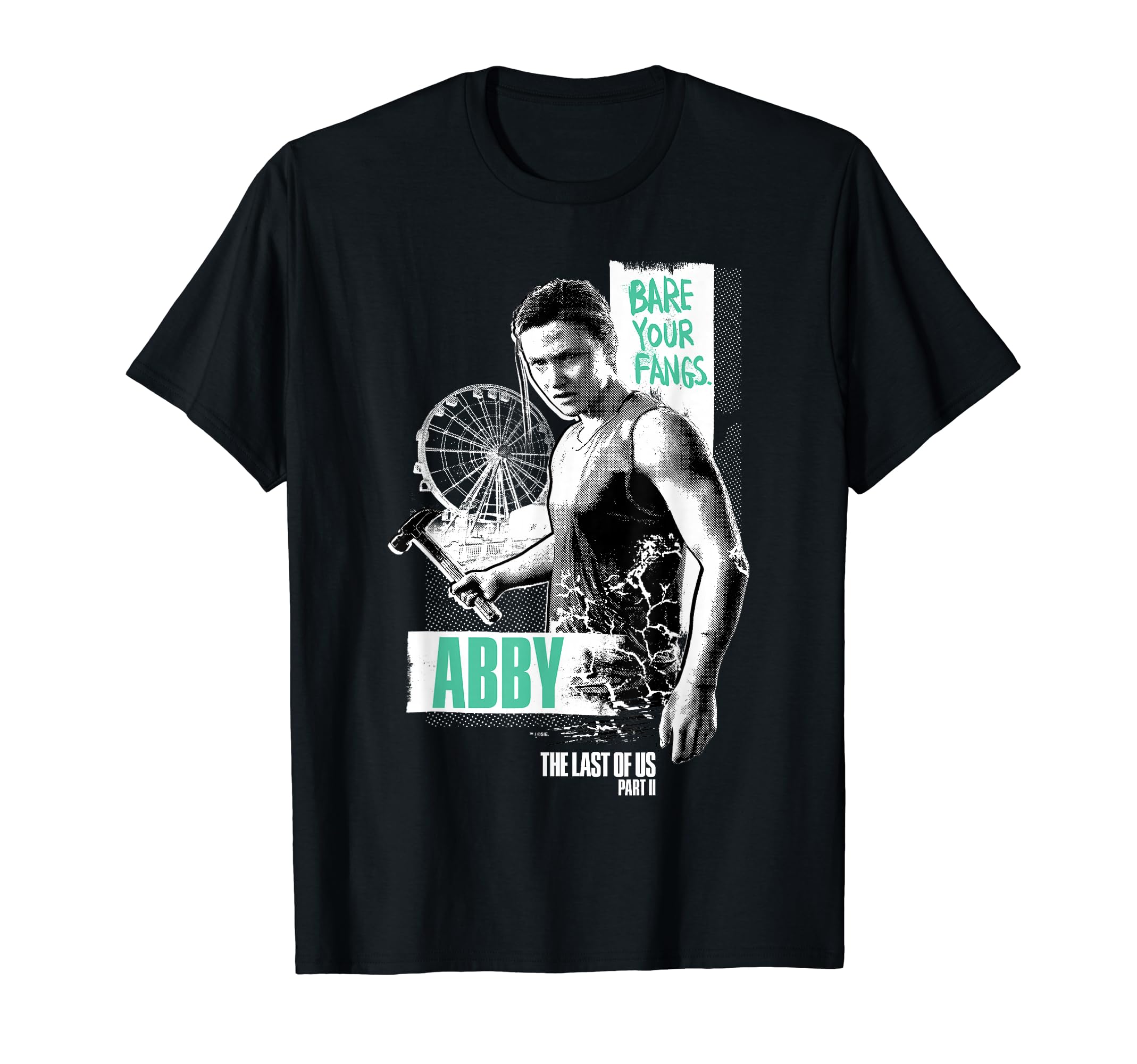 The Last of Us Bare Your Fangs Abby The Last Of US Part II T-shirt
