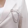 Unisex Skull & Spider Web Bear Pearl Star Brooch - Creative Hip Hop Fashion Pin