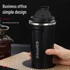 Stylish 304 Stainless Steel Thermos Coffee Cup - Portable for Office, Outdoor, and Car Use