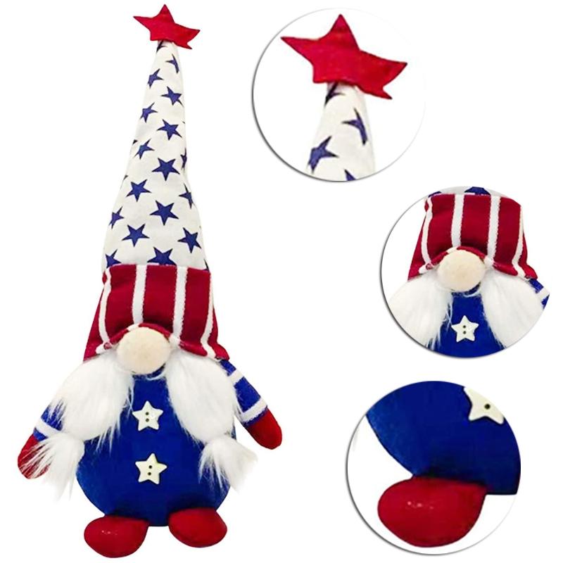 2Pcs Patriotic Gnome Plush Faceless Doll Gnomes Veterans Day Gnome Handmade 4th of July Gnomes Memorial Day President Election Decorations for Household Ornaments 2pcs, Style 1 2Pcs Patriotic Gnome Plush Faceless Doll Gnomes Veterans Day Gnome Handmade 4th of July Gnomes Memorial Day President Election Decorations for Household Ornaments 2pcs, Style 1