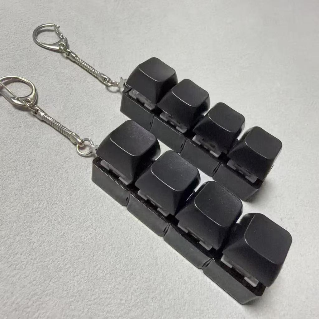 Unzip shaft body Quiet mute keycap Decompression mechanical keyboard Quiet shaft Soft keychain Unzip button