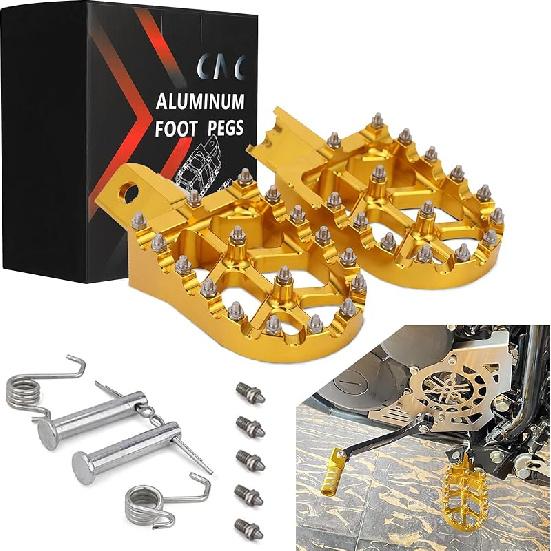 JFG RACING Dirt Bike Foot Pegs,Universal CNC Motorcycle Pit Mini Bike Pegs For YZ KX TTR PW XR CRF 50 70 80 85 100 110 Tao Tao DB-X RFZ Lifan KAYO -