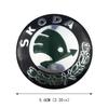 4Pcs 56mm Car Hub Cap Badge Logo Decal For Skoda Octavia KAMIQ KODIAQ SUPERB RAPIDFABIA YETI Wheel Sticker Styling AccessoriesCQ1
